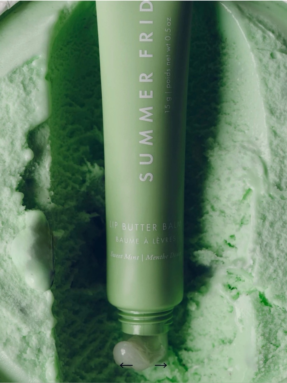 Summer Fridays Mint Green Lip Balm